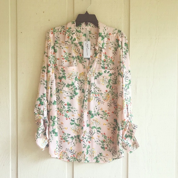 NY Collection Tops - Floral Blouse